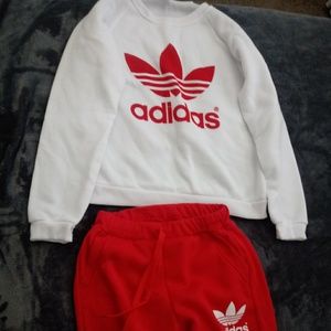 Custom Adidas sweat suit